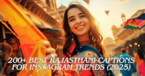 Read more about the article 200+ Best Rajasthani Captions for Instagram Trends (2025)