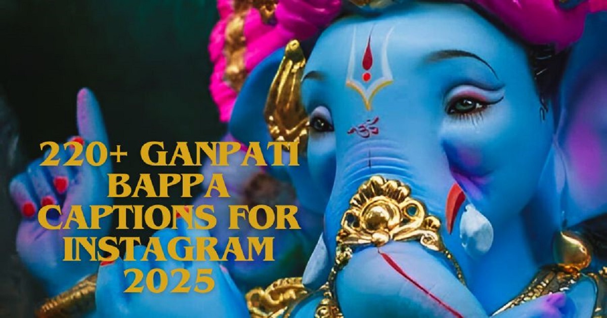 Read more about the article 220+ Ganpati Bappa Captions for Instagram 2025