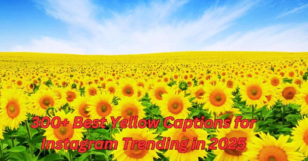 Read more about the article 300+ Best Yellow Captions for Instagram Trending in 2025