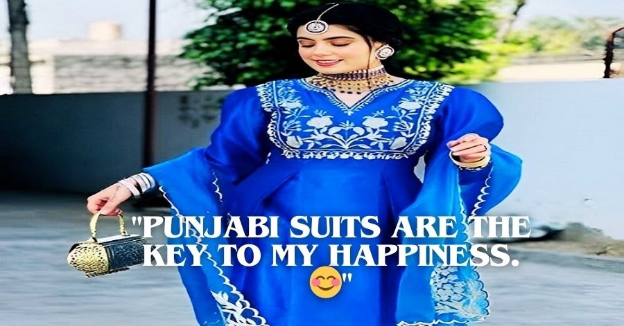 Punjabi Suit Captions for Instagram for Girl