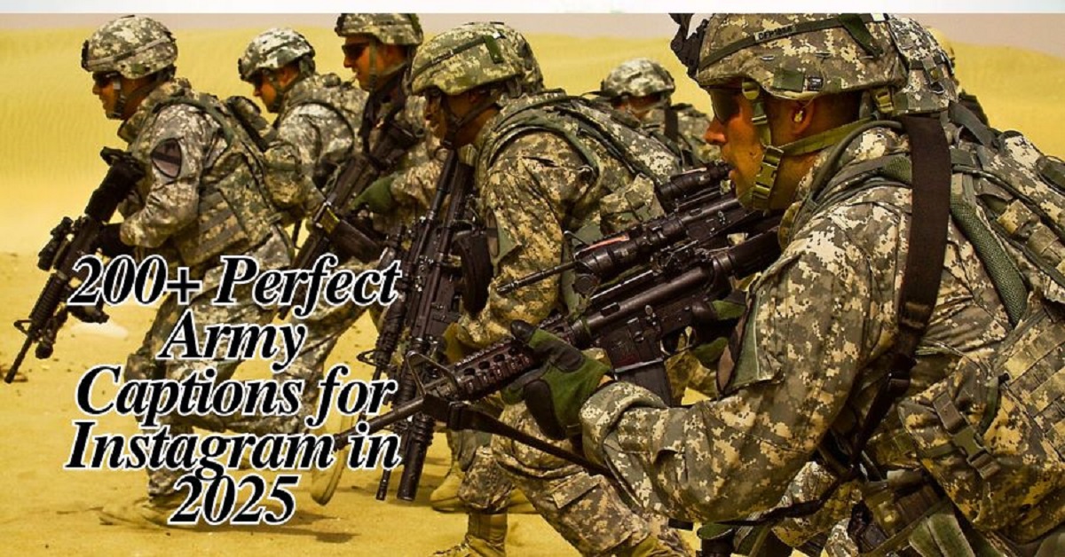 Read more about the article 200+ Perfect Army Captions for Instagram in 2025