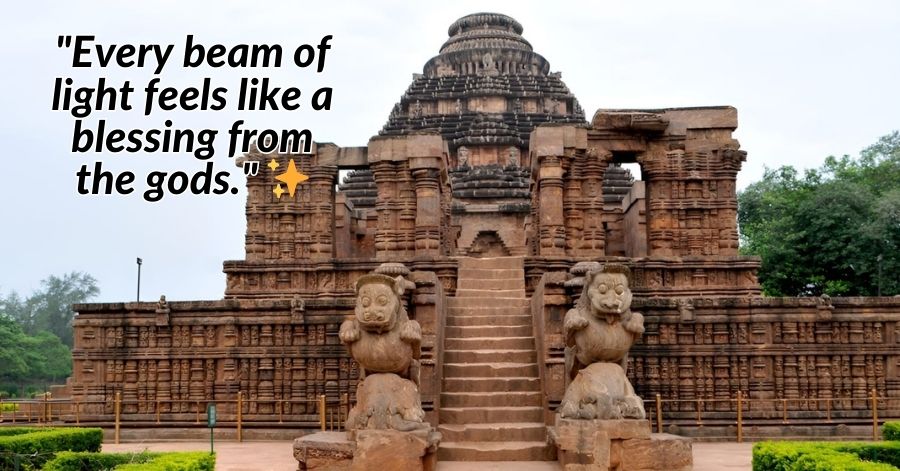 Creative Konark Sun Temple Captions for Instagram