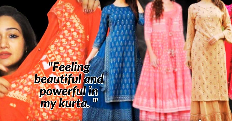 Kurta Captions for Instagram for Girl