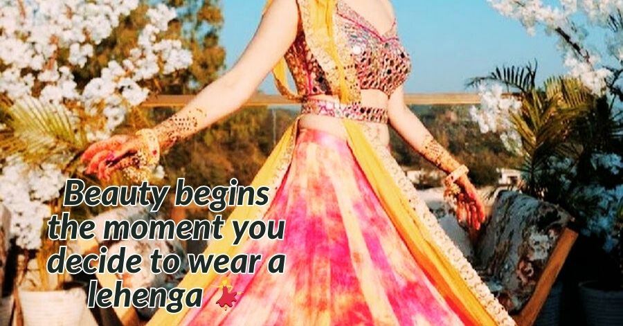 Lehenga Captions for Instagram Pinterest 