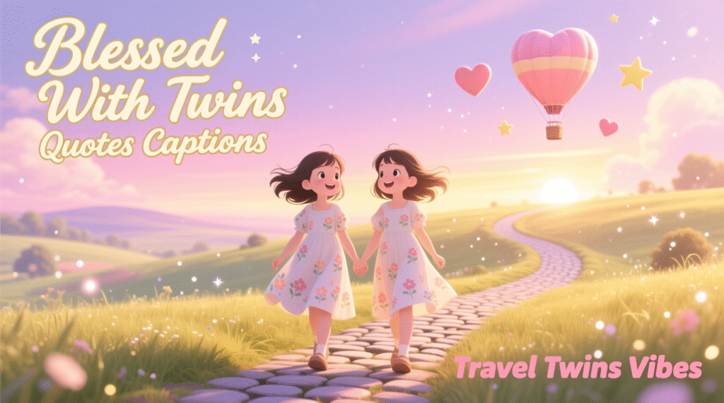 Blessed With Twins Quotes Captions 