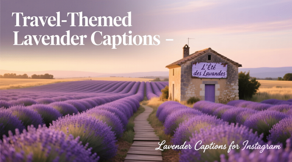 Lavender Captions for Instagram