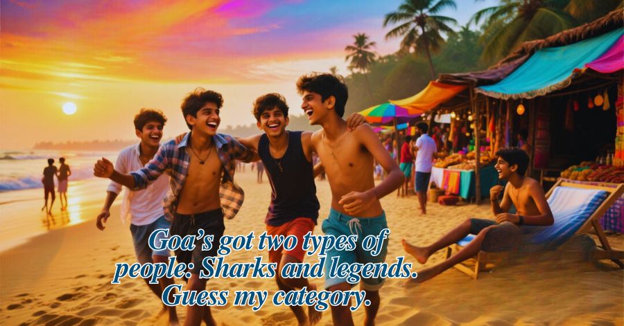 Goa Trip Captions