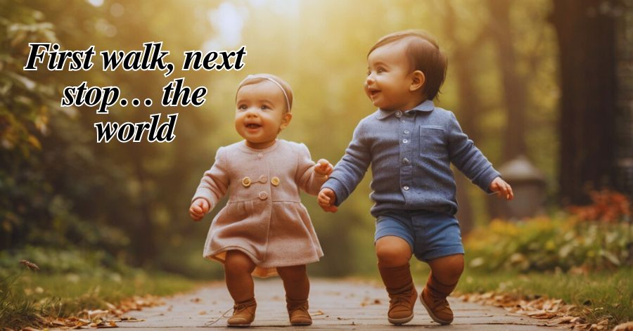 Baby First Walk Captions