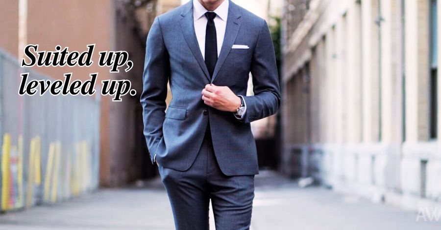 Suit captions for Instagram