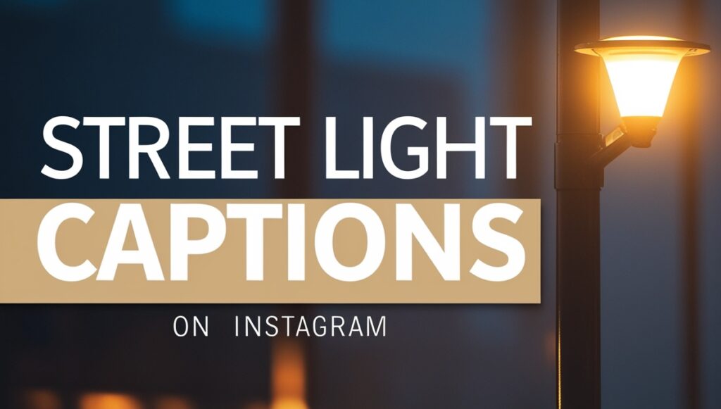 Street Light Captions for Instagram